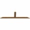 Ekena Millwork Portland Smooth Timber Gable Bracket, Western Red Cedar, 96"W x 28"H x 1 1/2"D x 5 1/2"F, 7/12 Pitch GBW096X28X0206POR00SWR - alternate 4